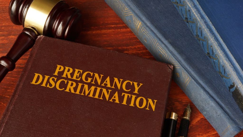 Book with title The Pregnancy Discrimination